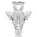 Giraffes Coloring Book for Grown-Ups 1