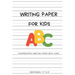 Writing Paper for Kids: ABC Kindergarden writing Paper with Dotted Mid Line, 100 Pages (9" x 6")