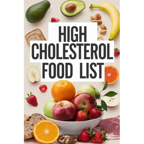 High Cholesterol Food List