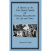 A History of the First Parish Church of Scituate, Massachusetts: Its Life and Times