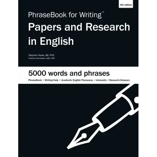 PhraseBook for Writing Papers and Research in English