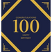 Happy 100th Birthday Guest Book (Hardcover): Happy 100th Birthday Guest book, party and birthday celebrations decor, memory book, scrapbook, one hundr