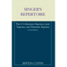 The Singer's Repertoire, Part I