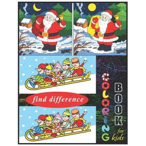 Find Difference Coloring Book For Kids: The Brain Game Coloring Activity book for Kids