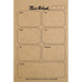 Weekly Planner Notepad: Kraft Brown, Daily Planning Pad for Organizing, Tasks, Goals, Schedule