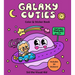 Galaxy Cuties Color & Sticker Book: A Playful Planet-Hopping Adventure with Cosmic Friends - Includes 50 Stickers!