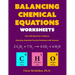 Balancing Chemical Equations Worksheets (Over 200 Reactions to Balance): Chemistry Essentials Practice Workbook with Answers