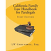 California Family Law Handbook for Paralegals