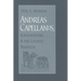 Andreas Capellanus, Scholasticism, and the Courtly Tradition