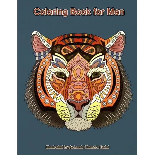 Coloring Book For Men: Masculine Coloring Designs