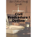 Law School Study Guides: Civil Procedure I Outline