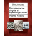 Representacion dirigida al supremo gobierno.
