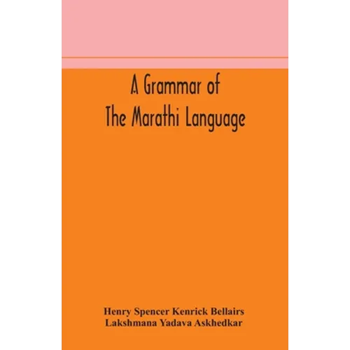 A Grammar Of The Marathi Language