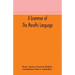 A Grammar Of The Marathi Language