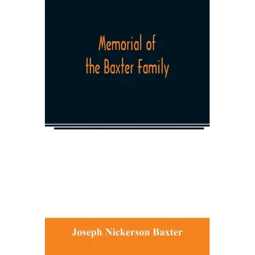 Memorial of the Baxter family