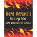 Word scramble: 900 Large Print word scramble for adults