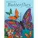 Adult Coloring Book: Butterflies & Flowers