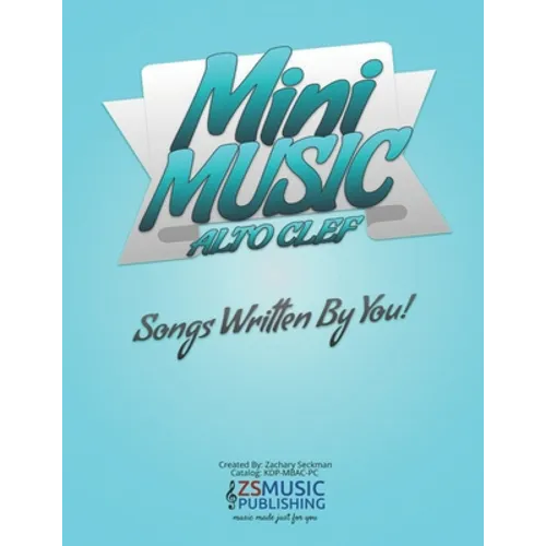 Mini Music Book for Alto Clef: An Easy-Peasy book for Easy-Peasy Composing