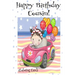 HAPPY BIRTHDAY COUSIN! (Coloring Card): Personalized Birthday Cards for Girls, Inspirational Birthday Messages!