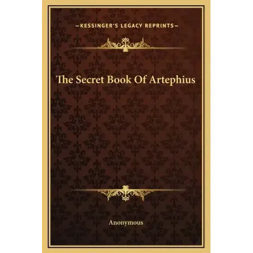 The Secret Book of Artephius