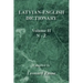 Latvian-English Dictionary: Volume Ii N-Z