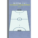 3D Futsal 2 in 1 Tacticboard and Training Book: Tactics/strategies/drills for trainer/coaches, notebook, training, exercise, exercises, drills, practi