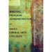 Writing Program Administration at Small Liberal Arts Colleges