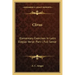 Clivus: Elementary Exercises in Latin Elegiac Verse; Part I, Full Sense