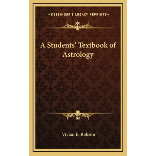 A Students' Textbook of Astrology