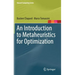 An Introduction to Metaheuristics for Optimization