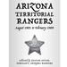 Arizona Territorial Rangers: August 1901 to February 1909