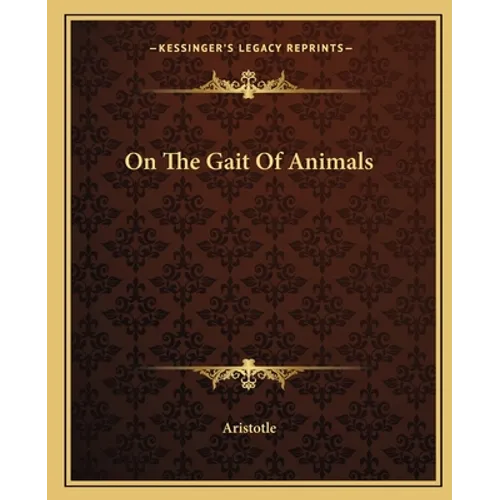 On The Gait Of Animals