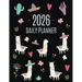 Llama Planner 2026: Cute 2026 Alpaca & Cactus Daily Organizer January-December (12 Months) Funny Farm Animal Agenda
