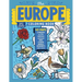 The Europe Coloring Book: 45 Maps with Capitals and National Symbols