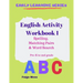English Activity Workbook 1: Spelling, Matching Pairs & Word Search, Pre-K to 2nd Grade