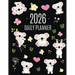 Koala Planner 2026: Australian Outback Animal Agenda: January-December Pretty Pink Butterflies & Yellow Flowers Monthly Scheduler For Work or Office