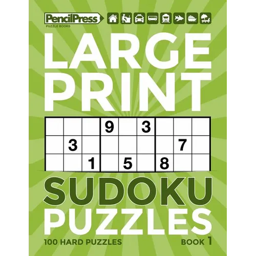 Large Print Sudoku Puzzles Book 1