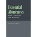 Essential Aloneness: Rome Lectures on Dw Winnicott