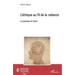L'éthique au fil de la reliance: Le système et l'outil