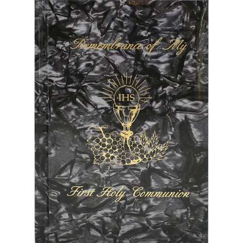 Remembrance of My First Holy Communion-Boy-Black Pearl: Marian Children's Mass Book