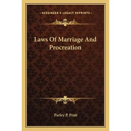 Laws Of Marriage And Procreation