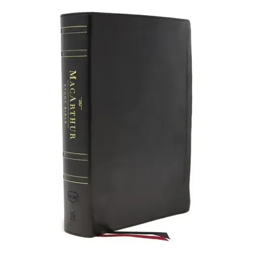 Nkjv, MacArthur Study Bible, 2nd Edition, Genuine Leather, Black, Thumb-Indexed, Comfort Print: Unleashing God's Truth One Verse at a Time