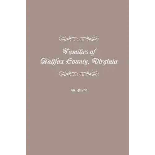 Families of Halifax County, Virginia