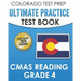 COLORADO TEST PREP Ultimate Practice Test Book CMAS Reading Grade 4: Includes 4 Complete CMAS Reading Practice Tests