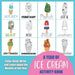 A Year of Ice Cream Activity Book: Color, Read, Write and Learn about the Months of the Year! Great for Ages 5-8, Activity Book with Coloring and Fact