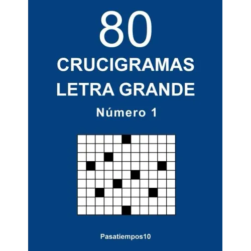 80 Crucigramas Letra Grande - N. 1