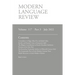 Modern Language Review (117: 3) July 2022