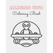 ALIEN UFO Coloring Book: 8.5 x 11 inches 62 pages space monsters notbook plus 1 blank
