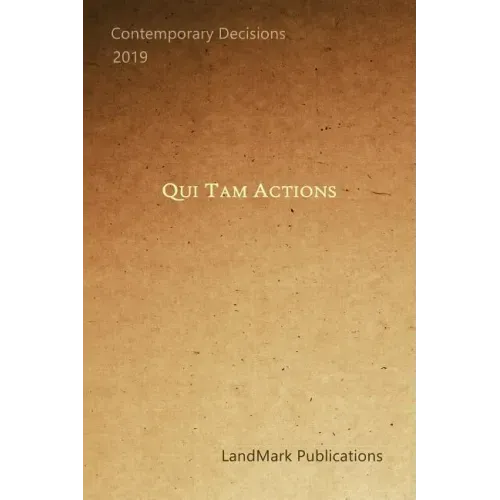 Qui Tam Actions