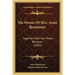 The Poems Of Mrs. Anne Bradstreet: Together With Her Prose Remains (1897)